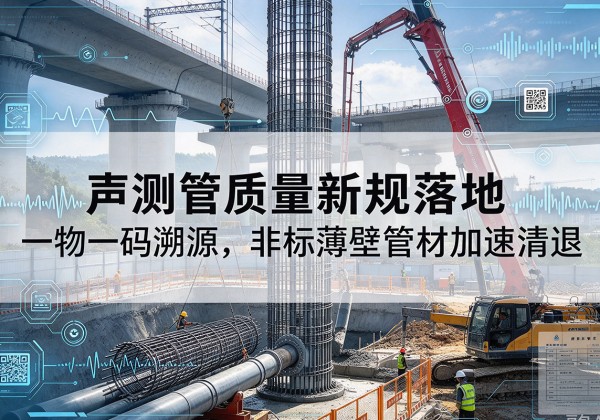 麟游声测管质量新规落地，一物一码溯源，非标薄壁管材加速清退