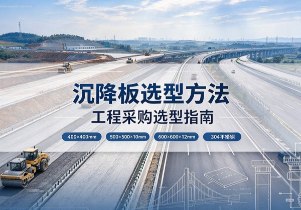 麟游沉降板选择方法